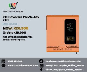 JTH Off-Grid Solar Inverter - 11kWh, 48v - Image 4